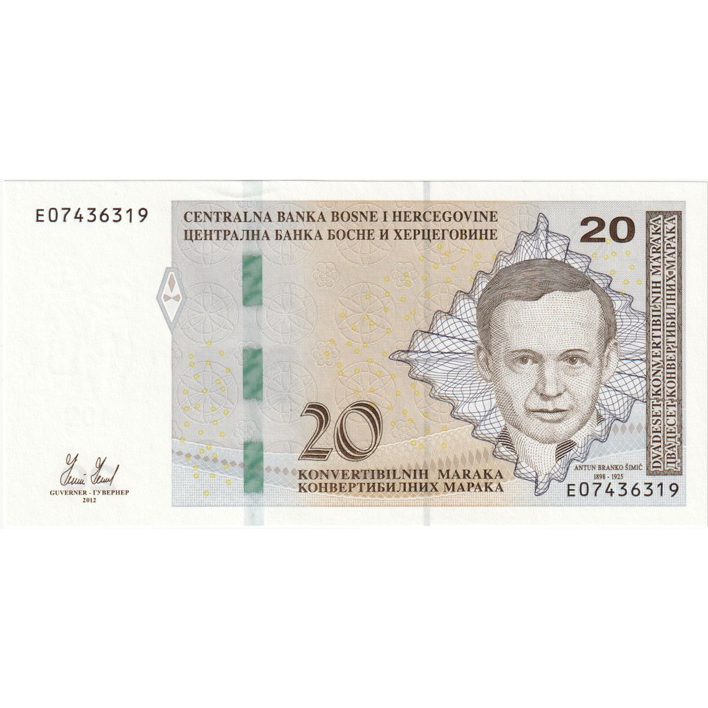Bosnia - Herzegovina, 20 Convertible Maraka, 2012, KM:65a, UNC(65-70)