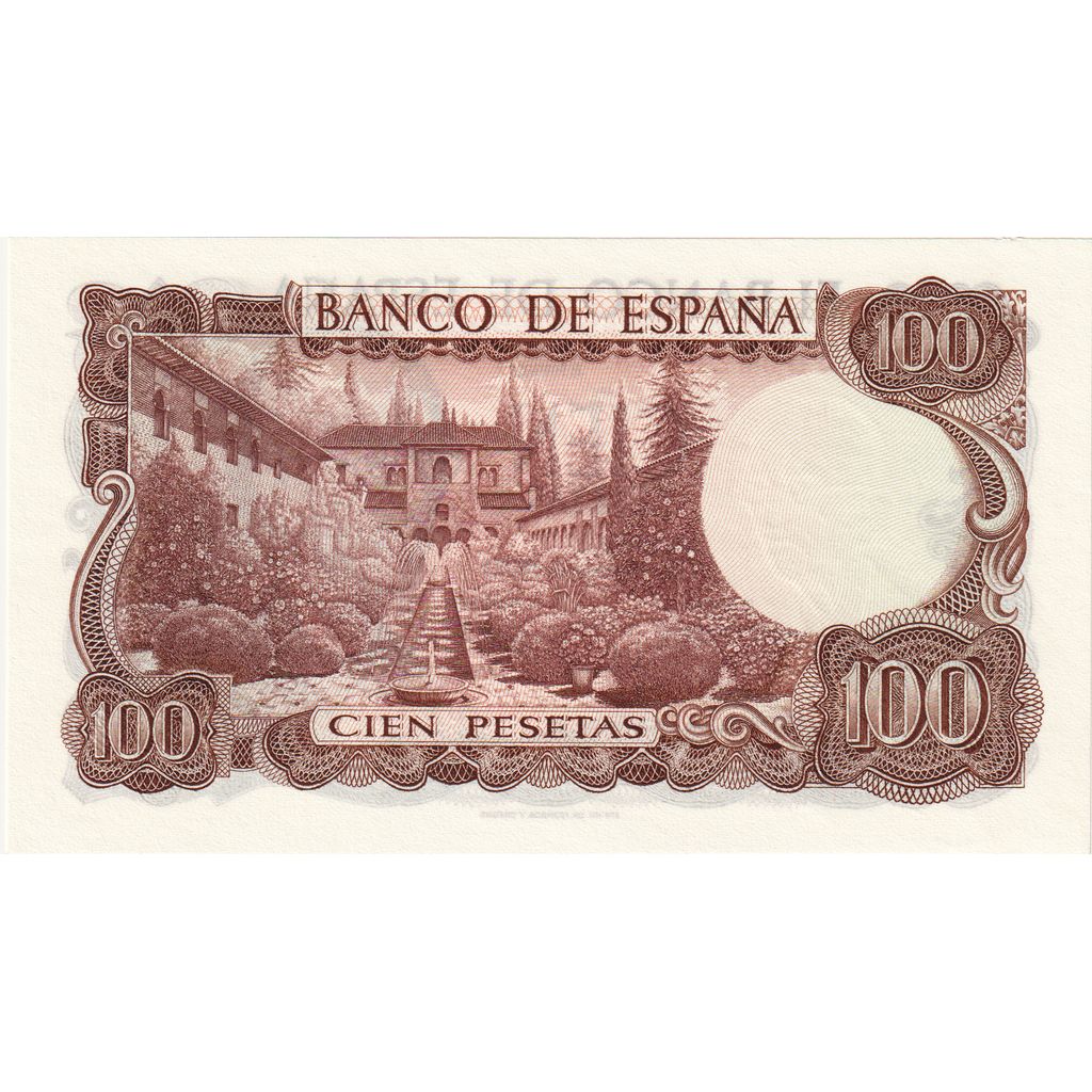 Banknote, Spain, 100 Pesetas, 1970-1971, 1970-11-17, KM:152a, UNC(63)
