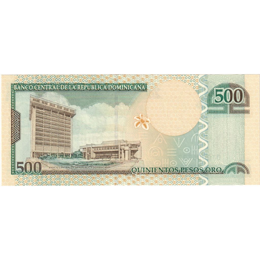 Dominican Republic, 500 Pesos Oro, 2003, KM:172b, UNC(65-70)