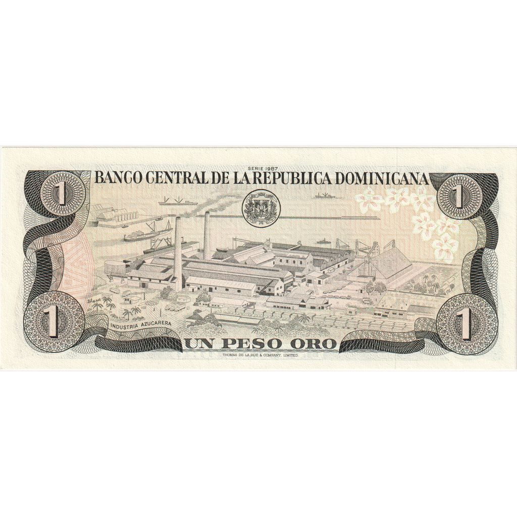 Dominican Republic, 1 Peso Oro, 1987, KM:126b, UNC(65-70)