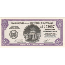 Dominican Republic, 50 Centavos Oro, Undated (1961), KM:89a, UNC(65-70)