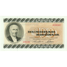 Isole Faroe, 100 Kronur, 1949, KM:21d, FDS