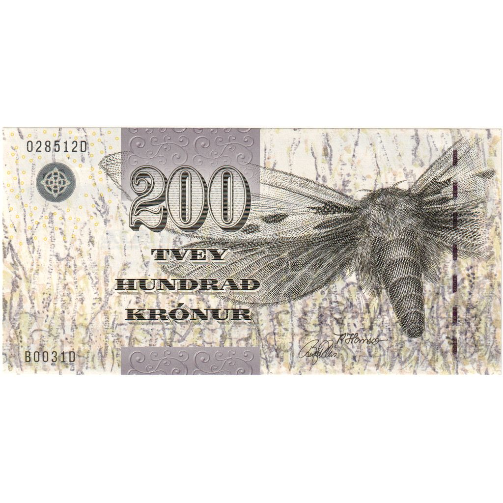 Isole Faroe, 200 Krónur, 2003, KM:26, FDS