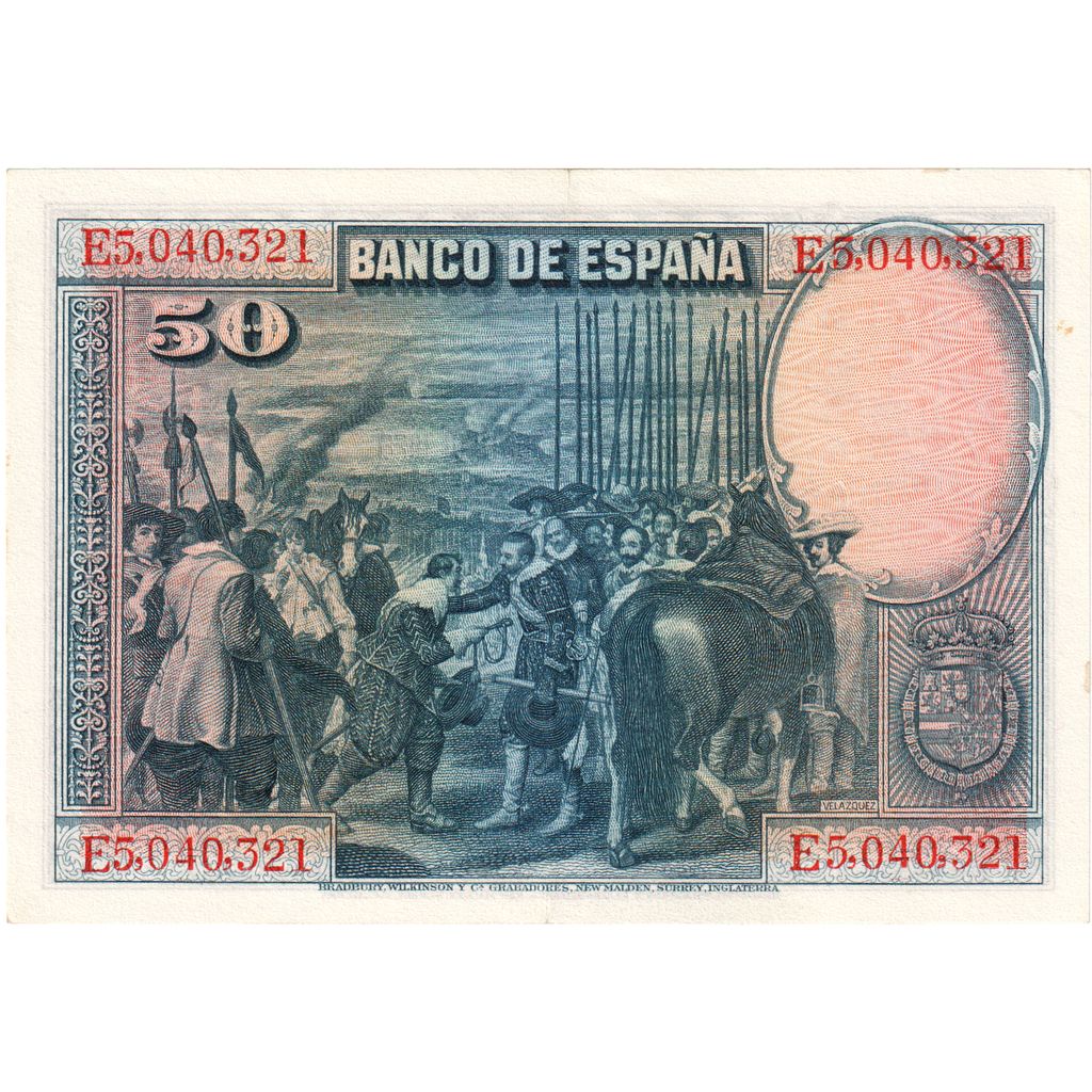 Spanje, 50 Pesetas, 1928, 1928-08-15, KM:75b, SUP
