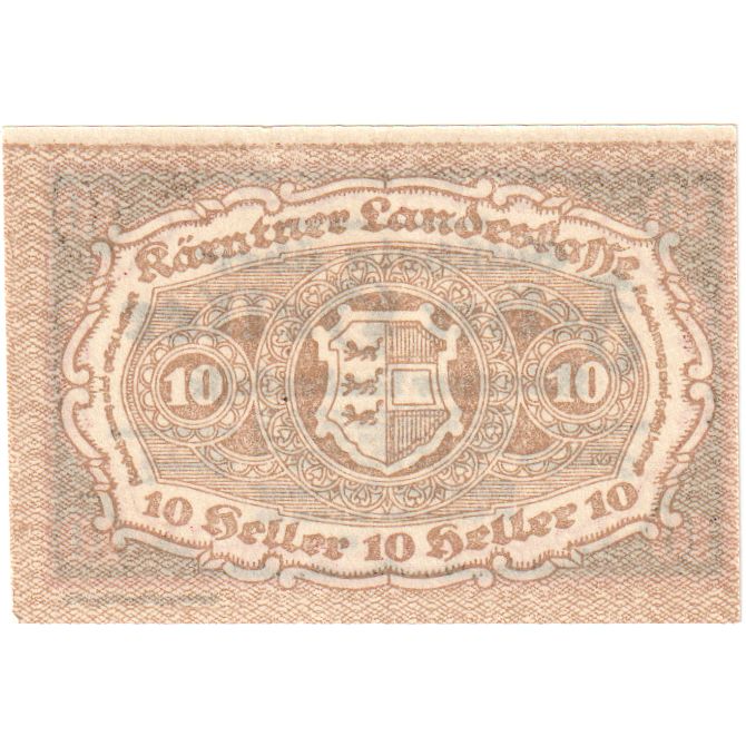 Austria, Landesrat, 10 Heller, Blason, 1920, 1920-12-31, FDS, Mehl:FS 427