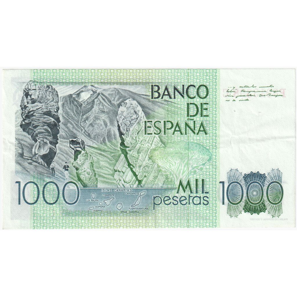 Spain, 1000 Pesetas, 1979-10-23, AU(55-58)