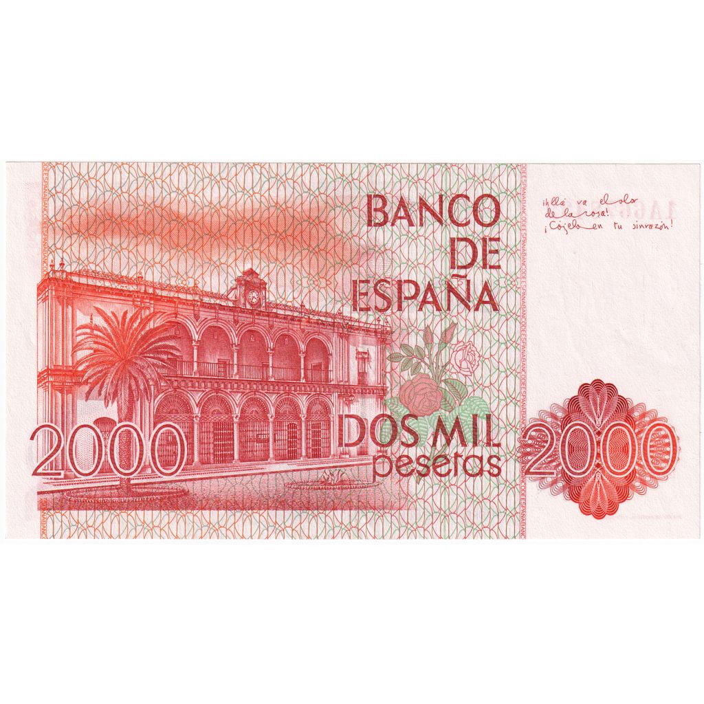 Spain, 2000 Pesetas, 1980-07-22, UNC(65-70)
