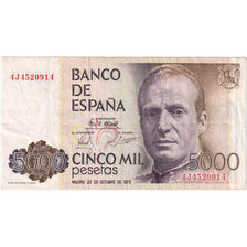 Spain, 5000 Pesetas, 1979-10-23, EF(40-45)