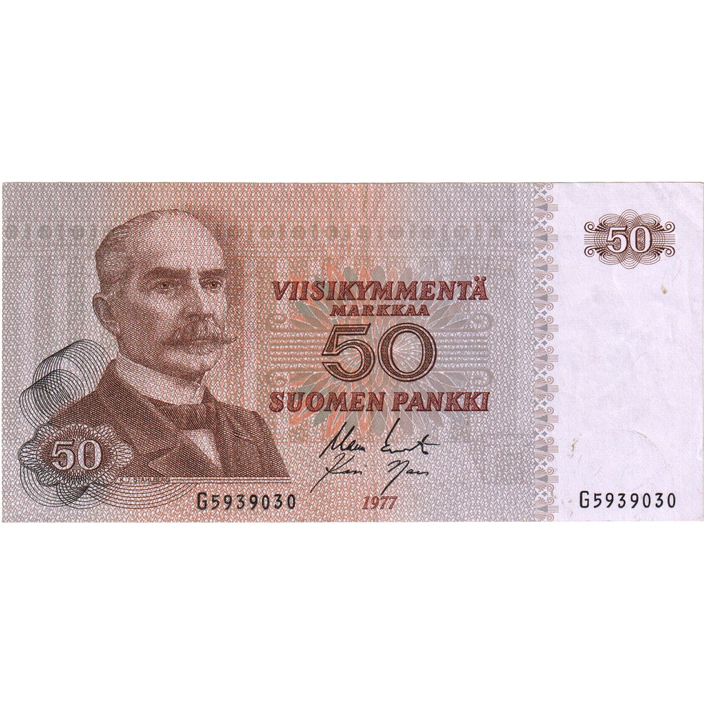 Finland, 50 Markkaa, 1977, KM #108a, EF(40-45), F1178788