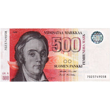 500 Markkaa, 1986, Finlandia, KM:120, UNC