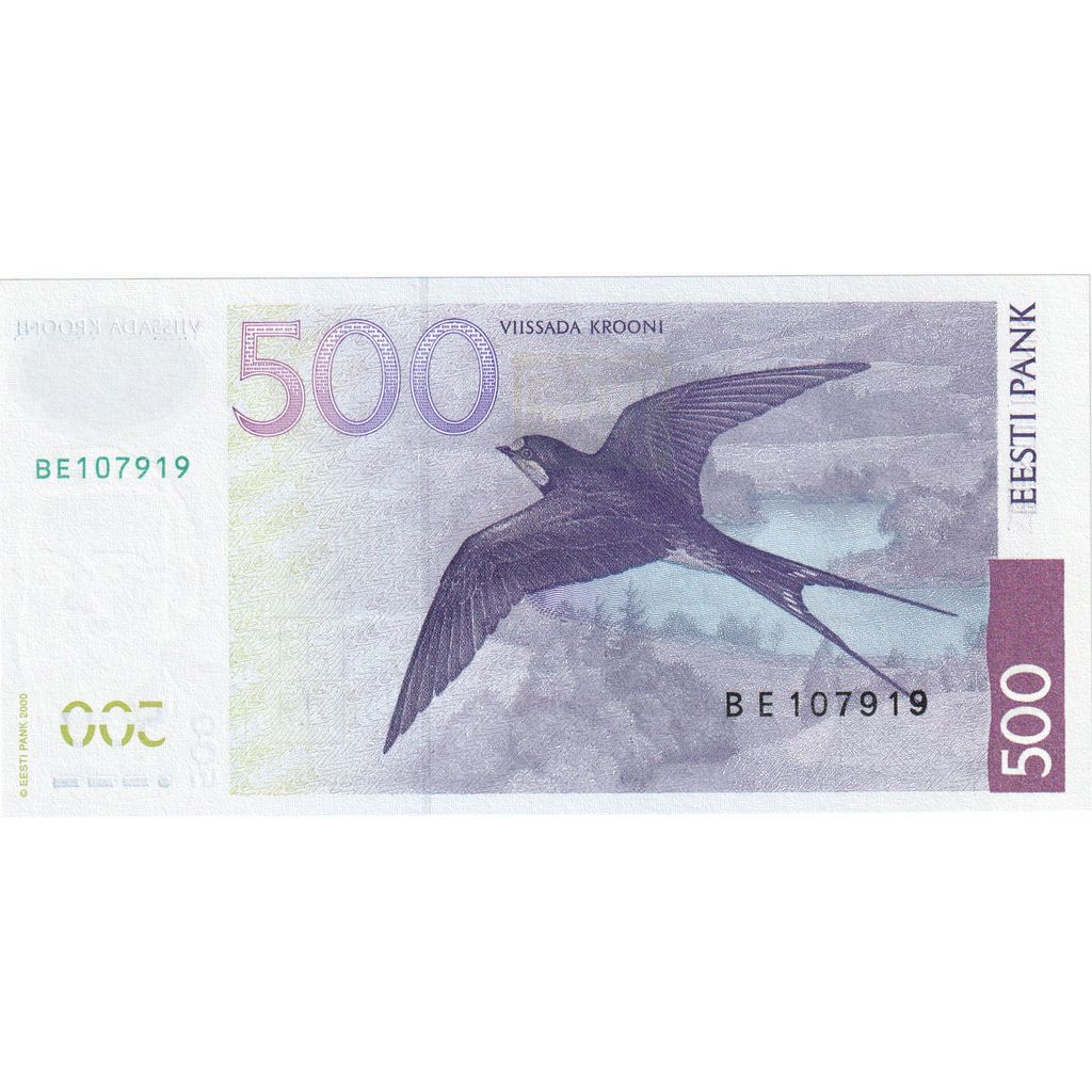 Estonia, 500 Krooni, 2000, KM:83a, UNZ