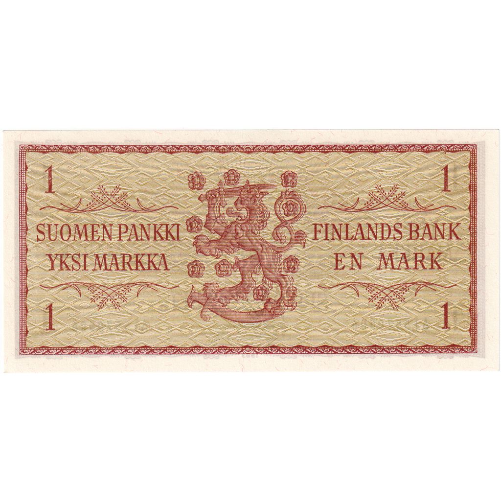 Finlande, 1 Markka Type 1963