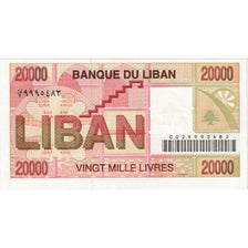 Banknote, Lebanon, 20,000 Livres, KM:72, UNC(65-70)