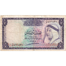 Kuwait, 1/2 Dinar, KM:7a, S