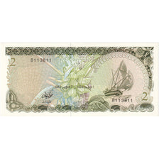 Maldives, 2 Rufiyaa, 1983, 1983-10-07, KM:9a, UNC(65-70)