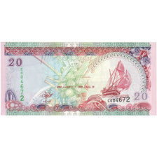 Maldives, 20 Rufiyaa, 2000, KM:20a, UNC(65-70)