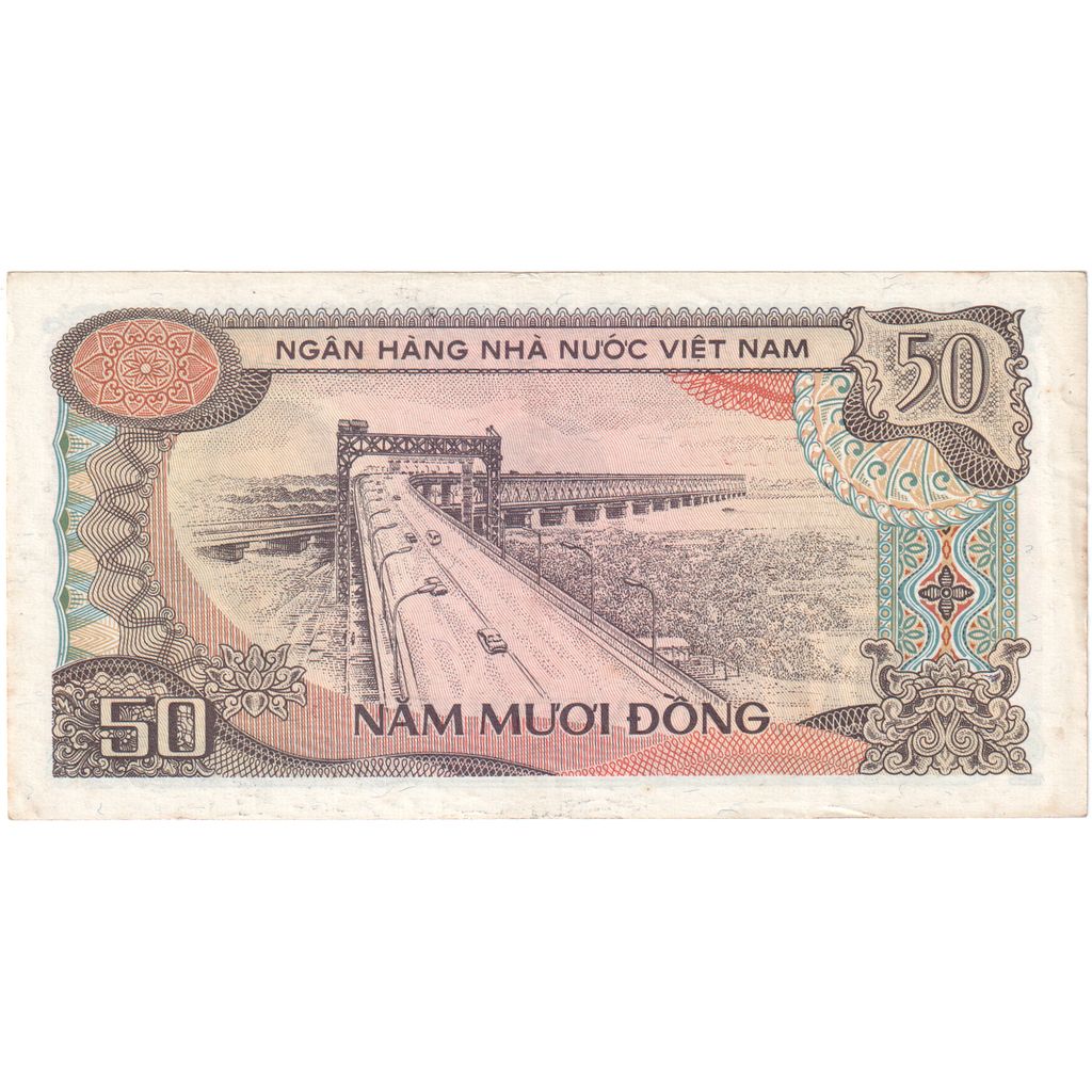 50 D<ox>ng, 1985, Vietnam, KM:97a, MBC