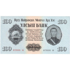 Mongólia, 100 Tugrik, 1955, KM:34, UNC(65-70)