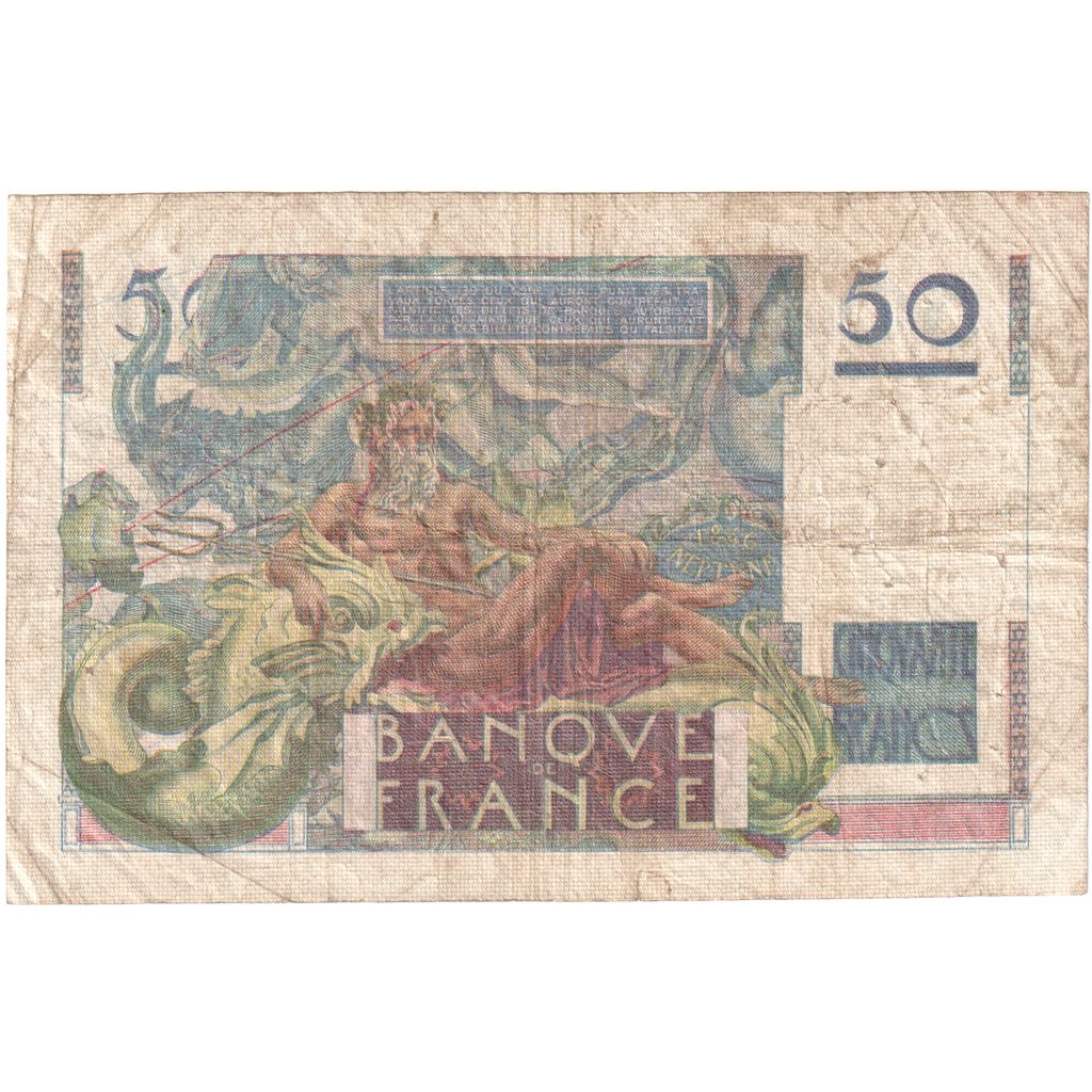 Francia, 50 Francs, Le Verrier, 1951-02-01, D.16986641, MB