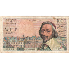 France, 1000 Francs, Richelieu, 1954-10-07, G.6743165, TB