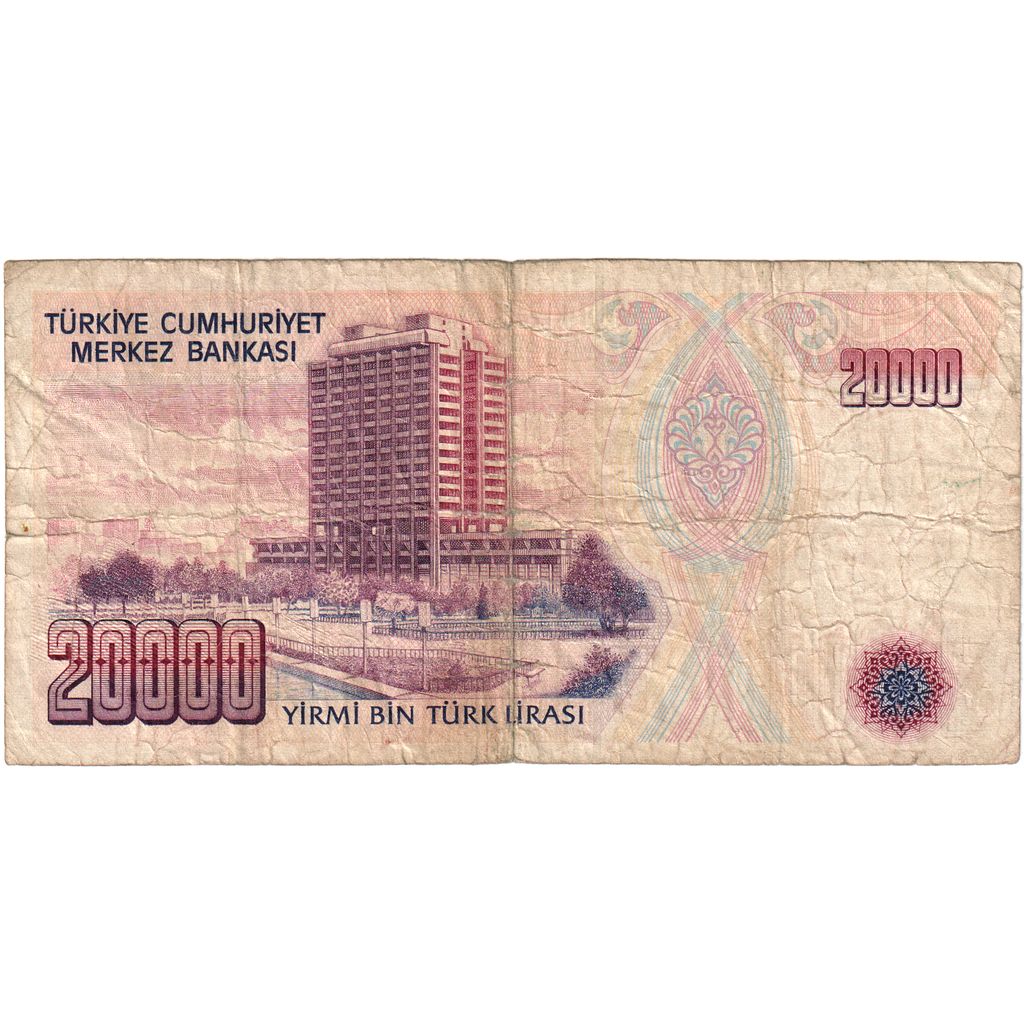 Turkije, 20,000 Lira, TB