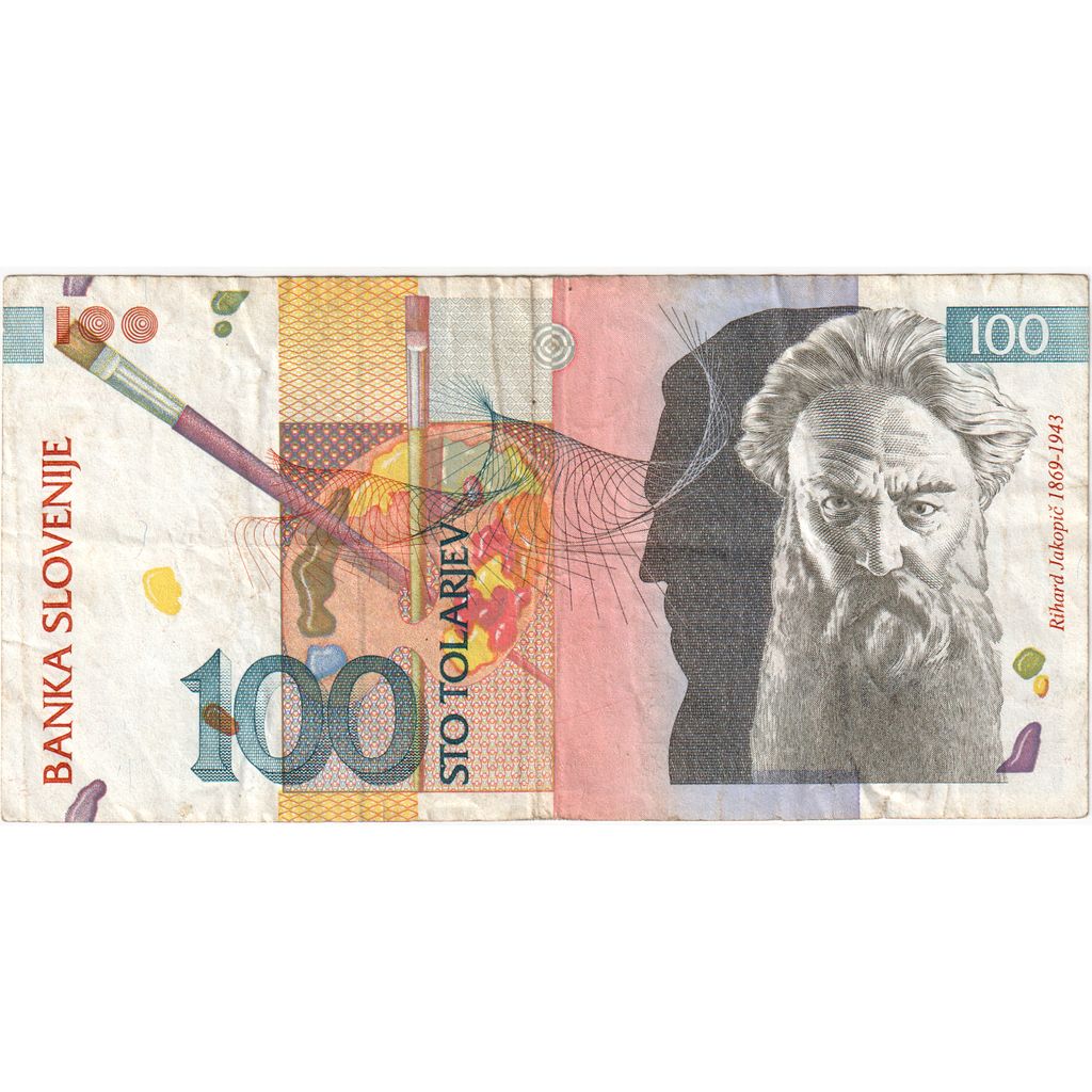 Slovenia, 100 Tolarjev, 1992-01-15, MB