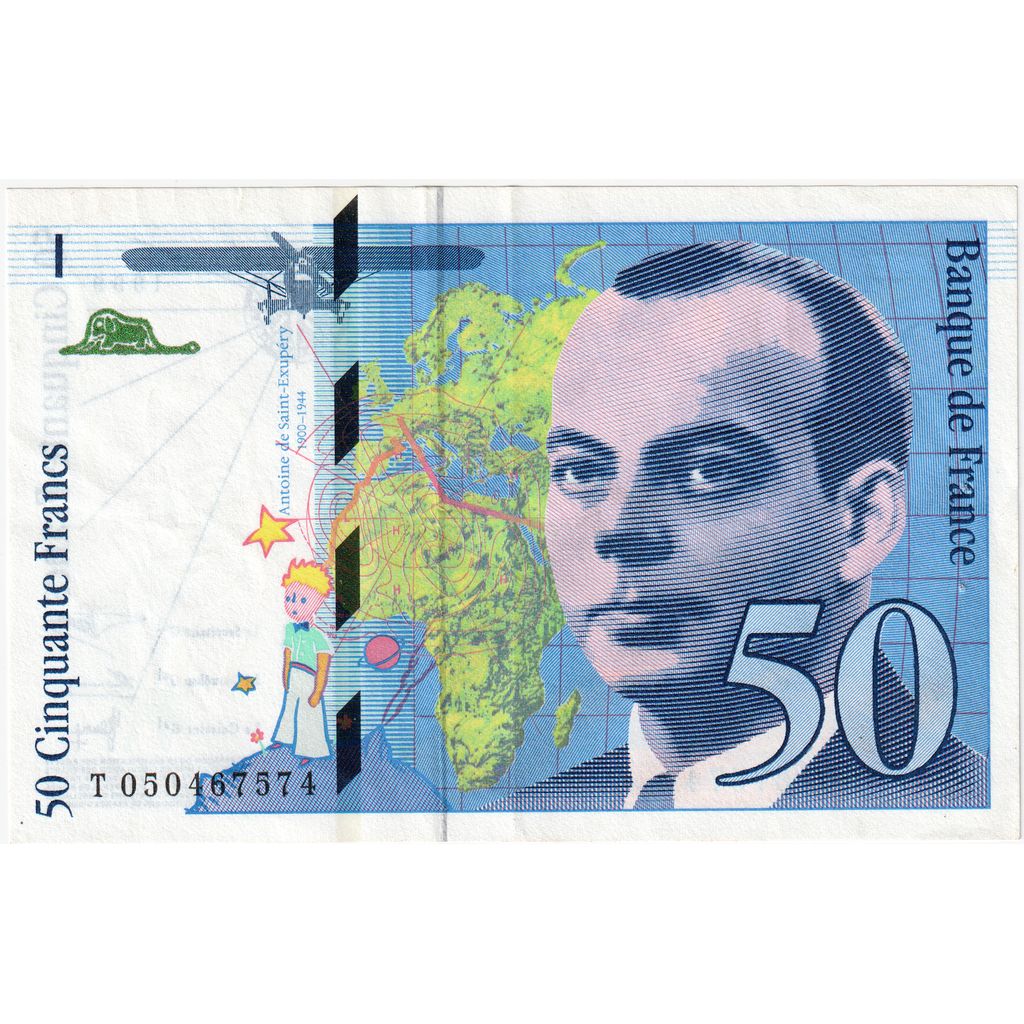 France, 50 Francs, Quentin de La Tour, T050467574, UNC(65-70)