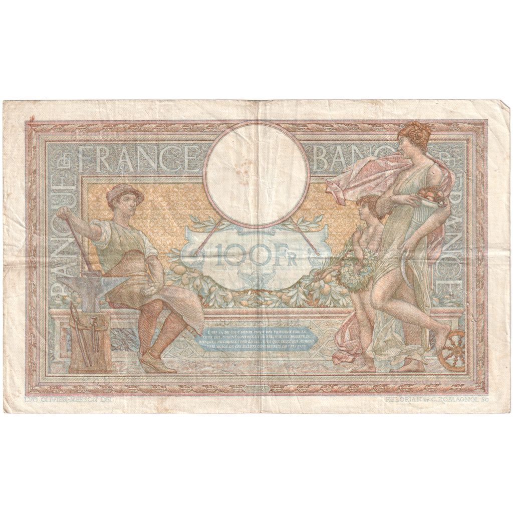 France, 100 Francs, Luc Olivier Merson, 1938-11-03, A.62223 359, TB+