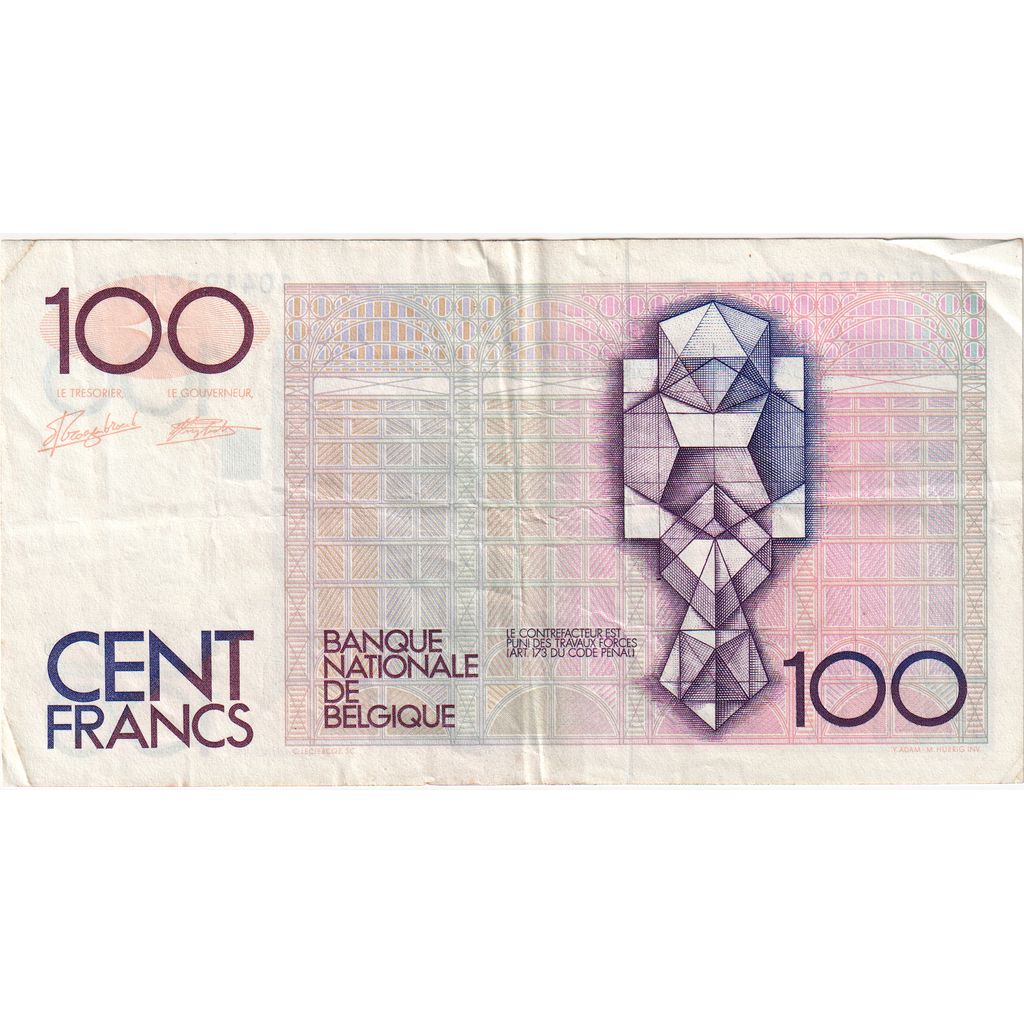 België, 100 Francs, TTB