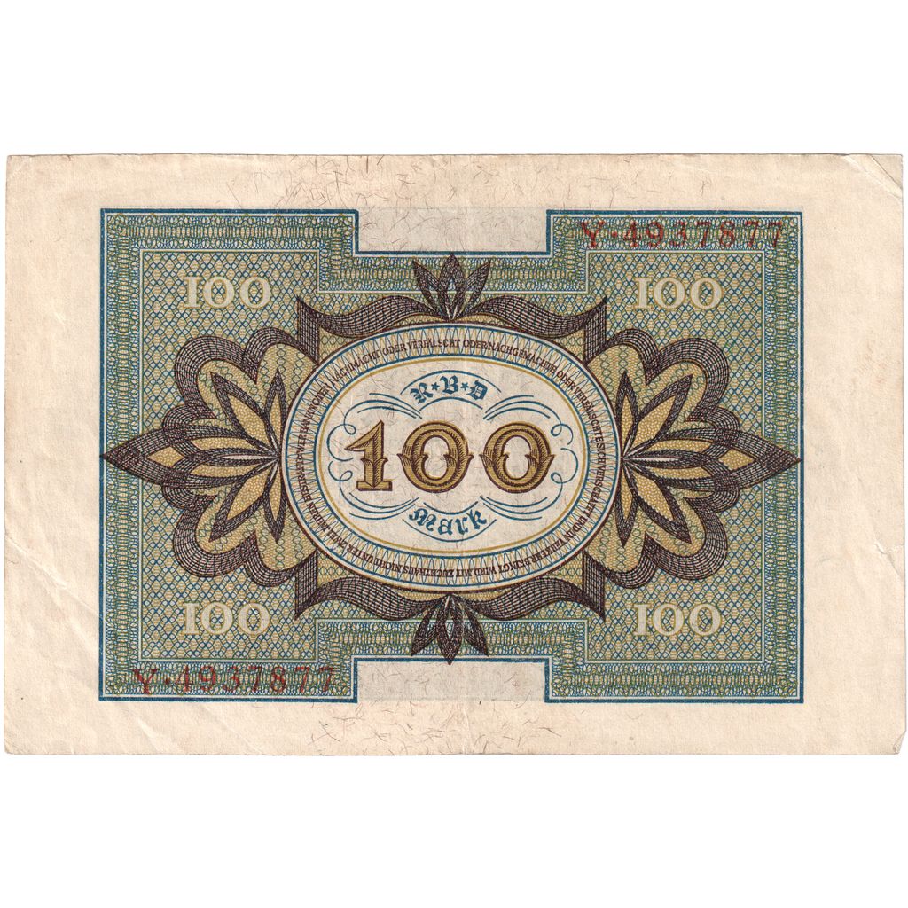 Allemagne, 100 Mark, 1920-11-01, TTB
