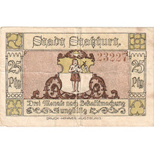 Germany, Stassfurt, 25 Pfennig, 1921-09-01, 52140, EF(40-45)