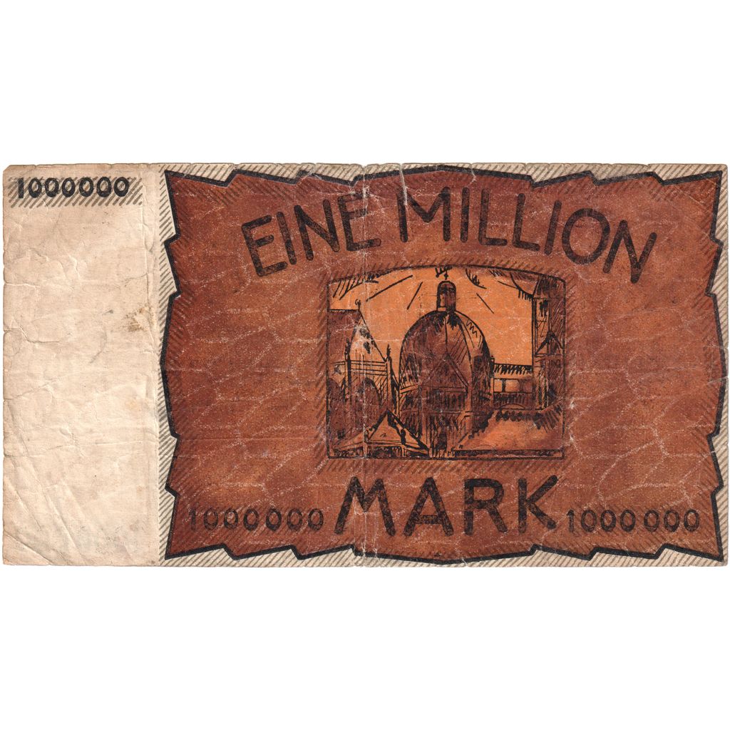Germania, 1 Million Mark, 1923-07-20, Aachen, MB+