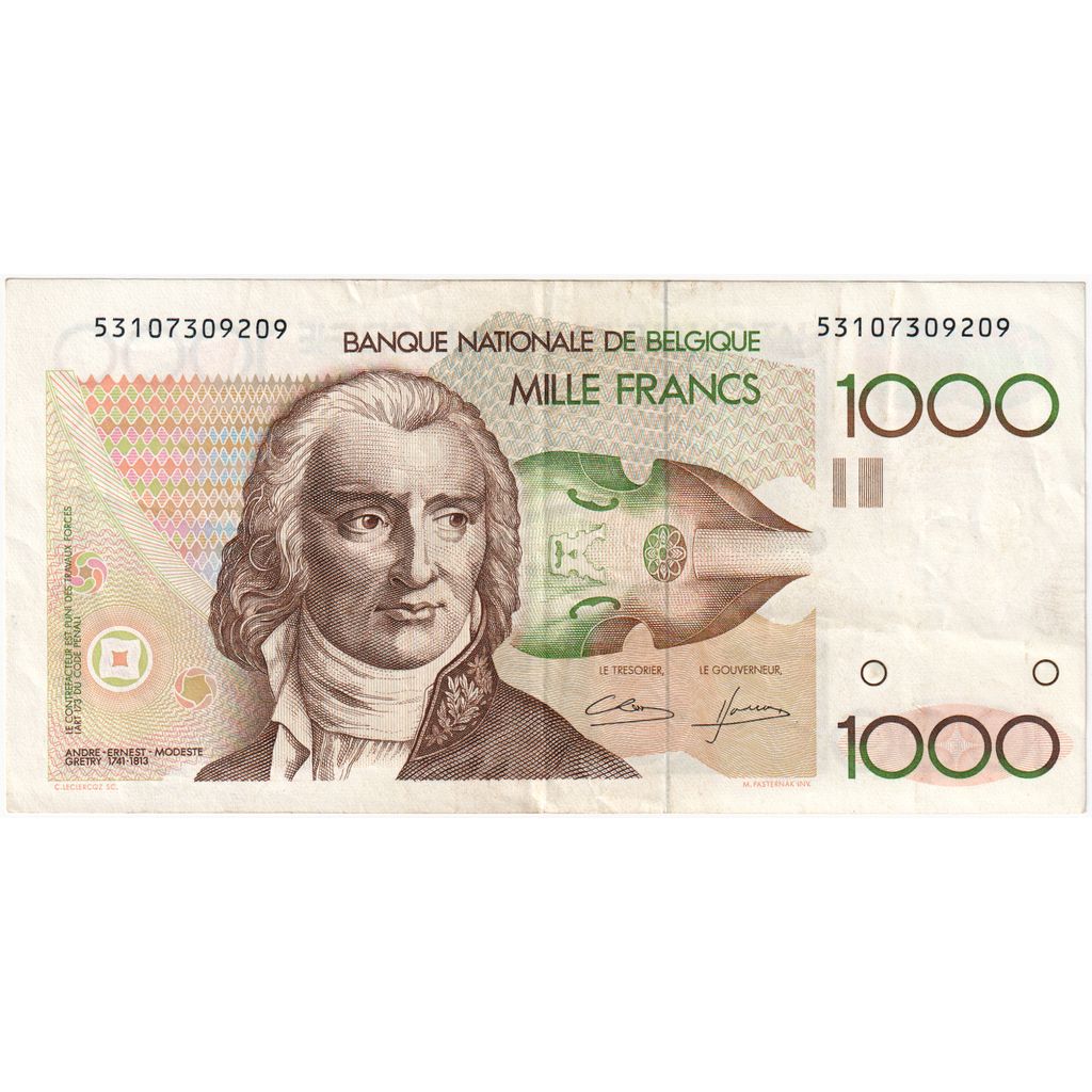 Belgio, 1000 Francs, BB