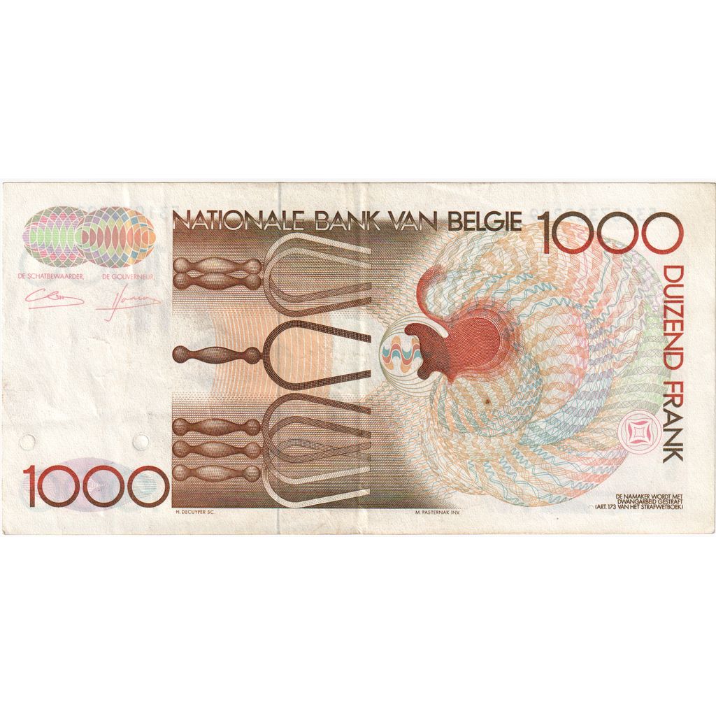 Belgio, 1000 Francs, BB