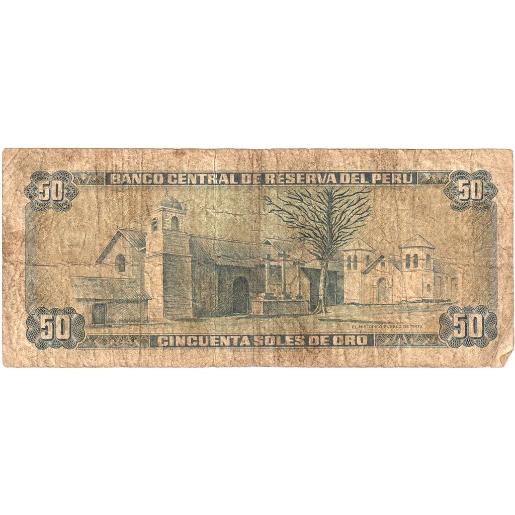 Peru, 50 Soles De Oro, 1974-08-15, S
