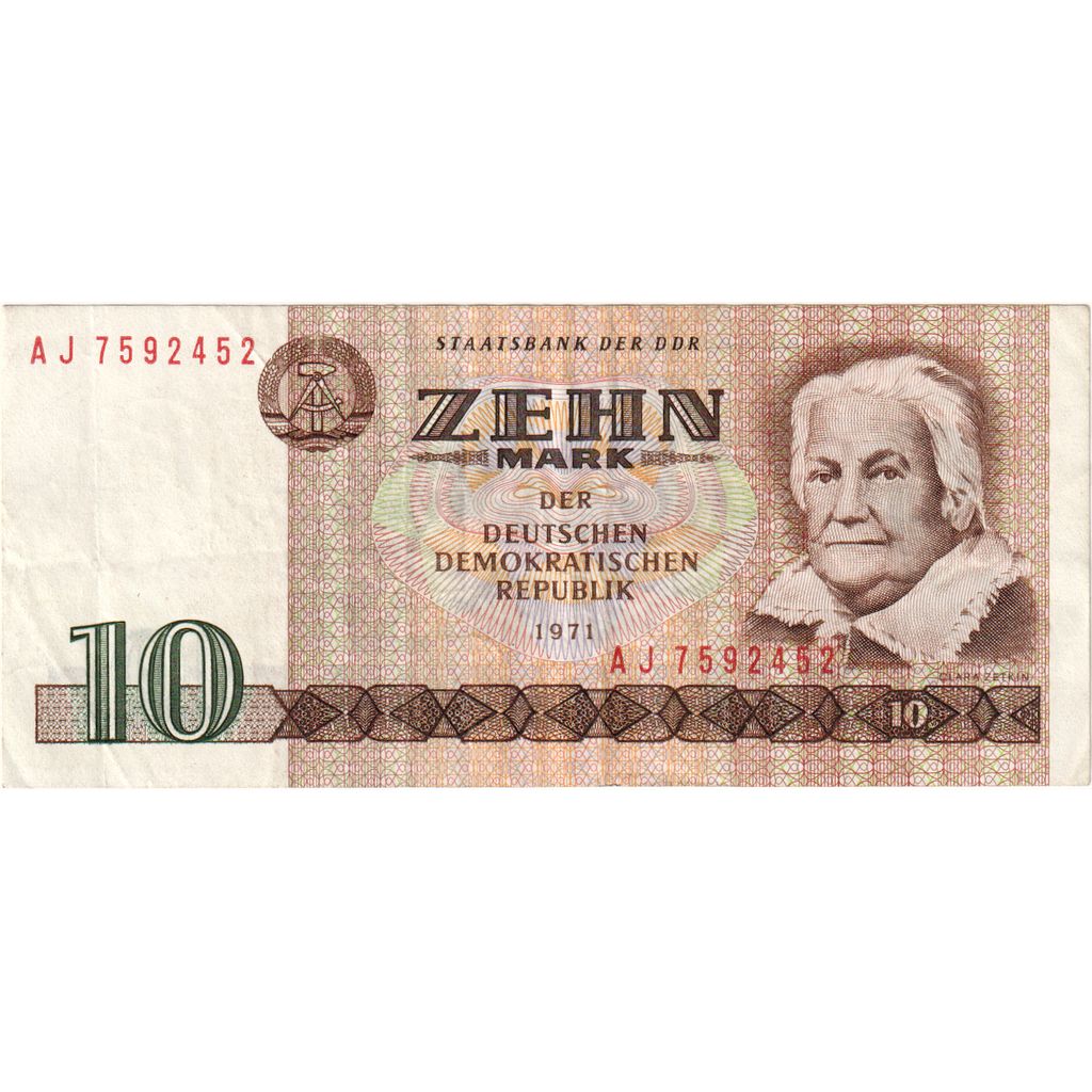 Deutsche Demokratische Republik, 10 Mark, SS