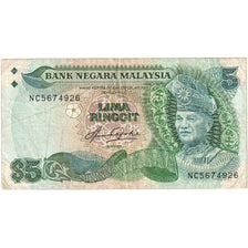 Malaysie, 5 Ringgit, TB+