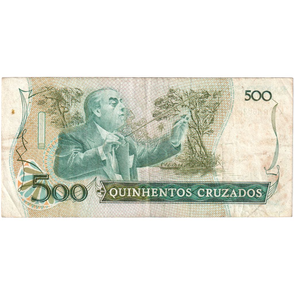 Brasile, 500 Cruzados, MB+