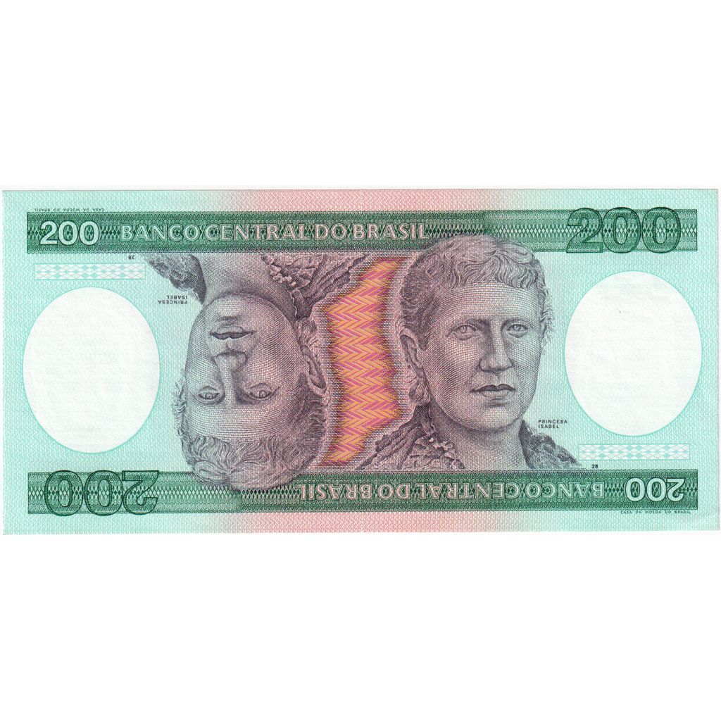 Geldschein, Brasilien, 200 Cruzeiros, Undated (1989), KM:199b, UNZ