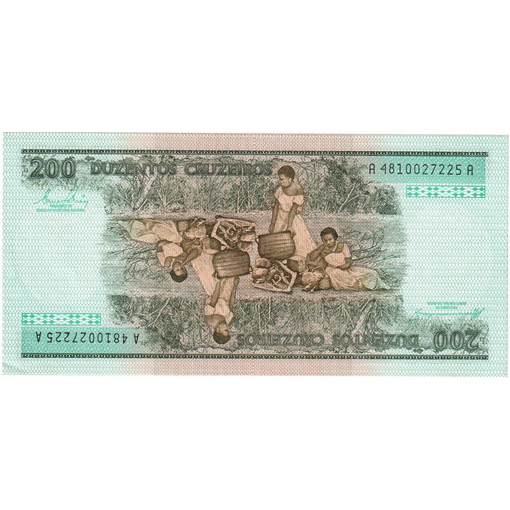 Geldschein, Brasilien, 200 Cruzeiros, Undated (1989), KM:199b, UNZ