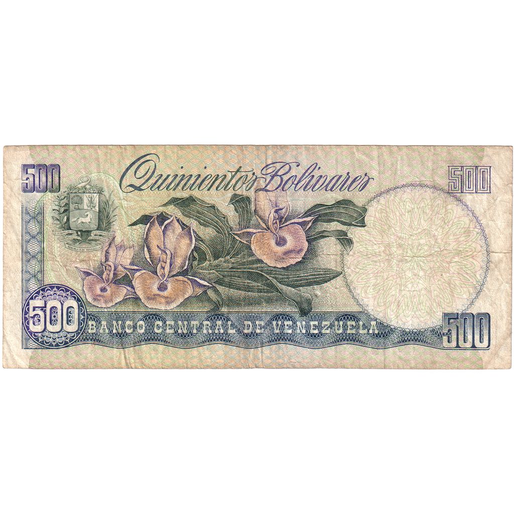 Venezuela, 500 Bolivares, 1990-05-31, VF(20-25)