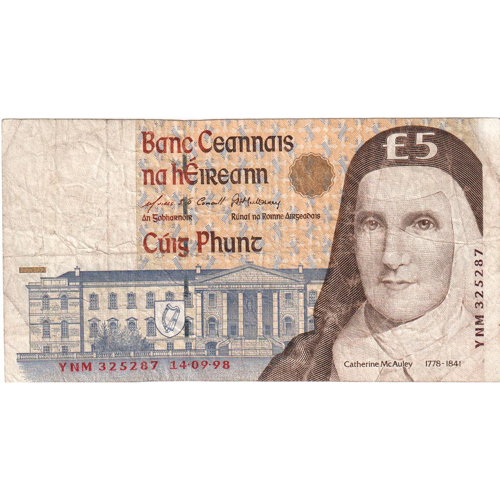 Irlanda - República, 5 Pounds, BC