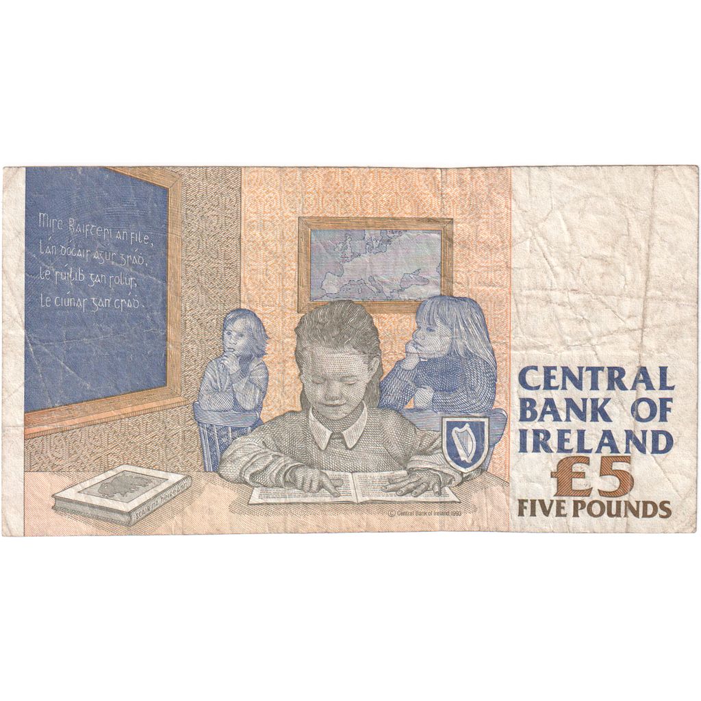 Irlanda - República, 5 Pounds, BC