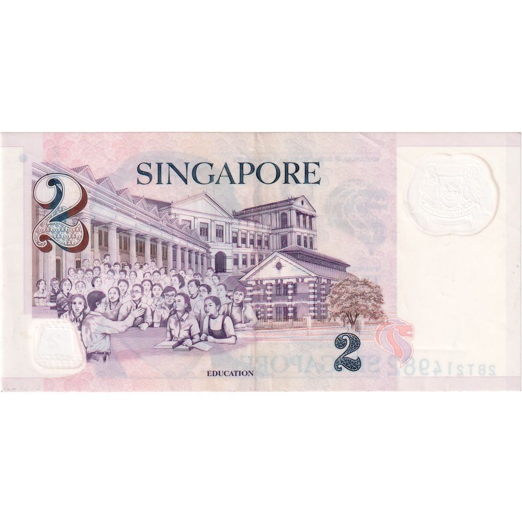 Singapore, 2 Dollars, UNC(65-70)