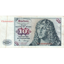 ALEMANIA - REPÚBLICA FEDERAL, 10 Deutsche Mark, 1980, KM:31d, 1980-01-02, MBC