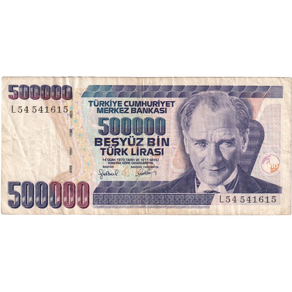 Turchia, 500,000 Lira, MB+
