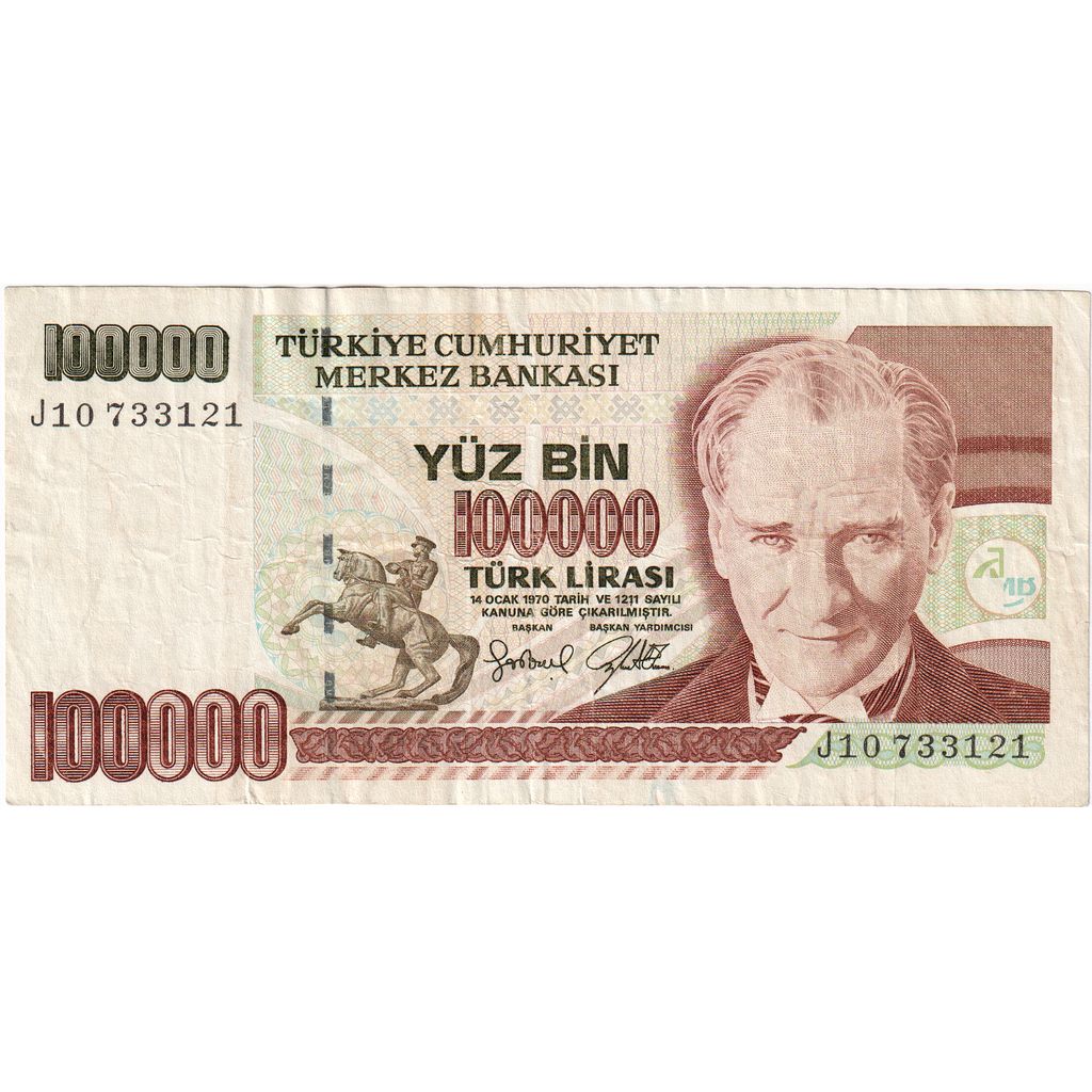 Turchia, 100,000 Lira, BB