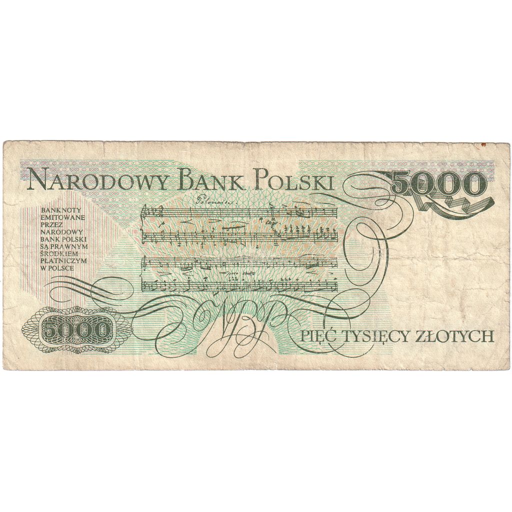 Polen, 5000 Zlotych, 1988-12-01, TB
