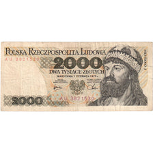 Poland, 2000 Zlotych, 1979-06-01, VF(30-35)
