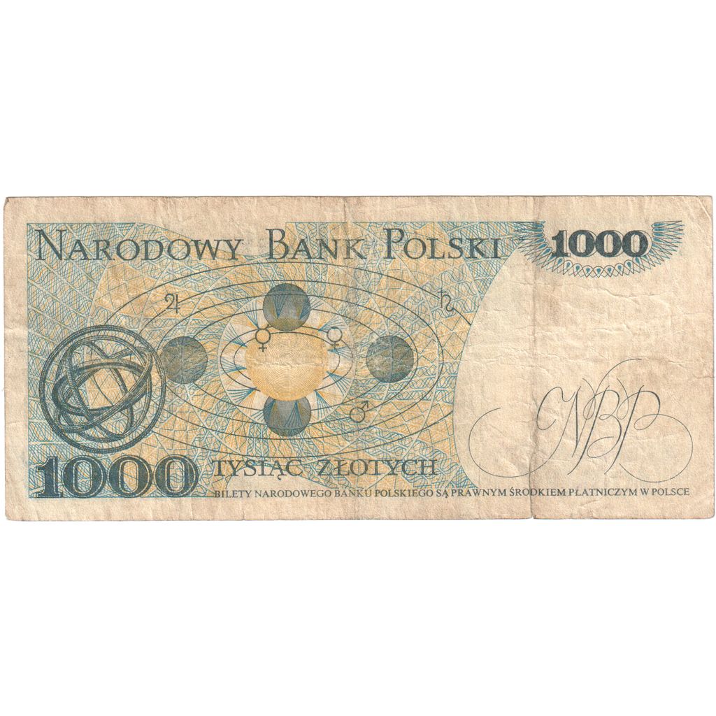 Biljet, Polen, 1000 Zlotych, 1979, 1979-06-01, KM:146c, TB